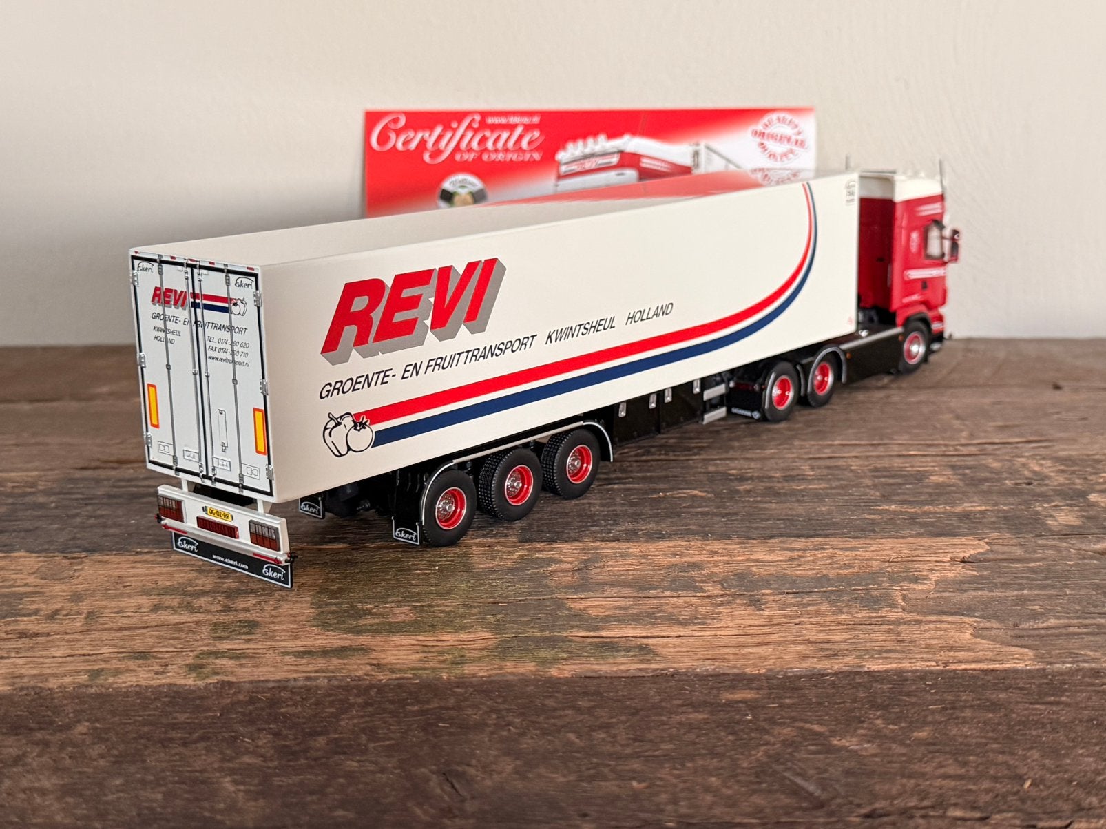 Tekno - Scania Topline Revi, Ophalen of Verzenden, Zo goed als nieuw, Bus of Vrachtwagen, Tekno