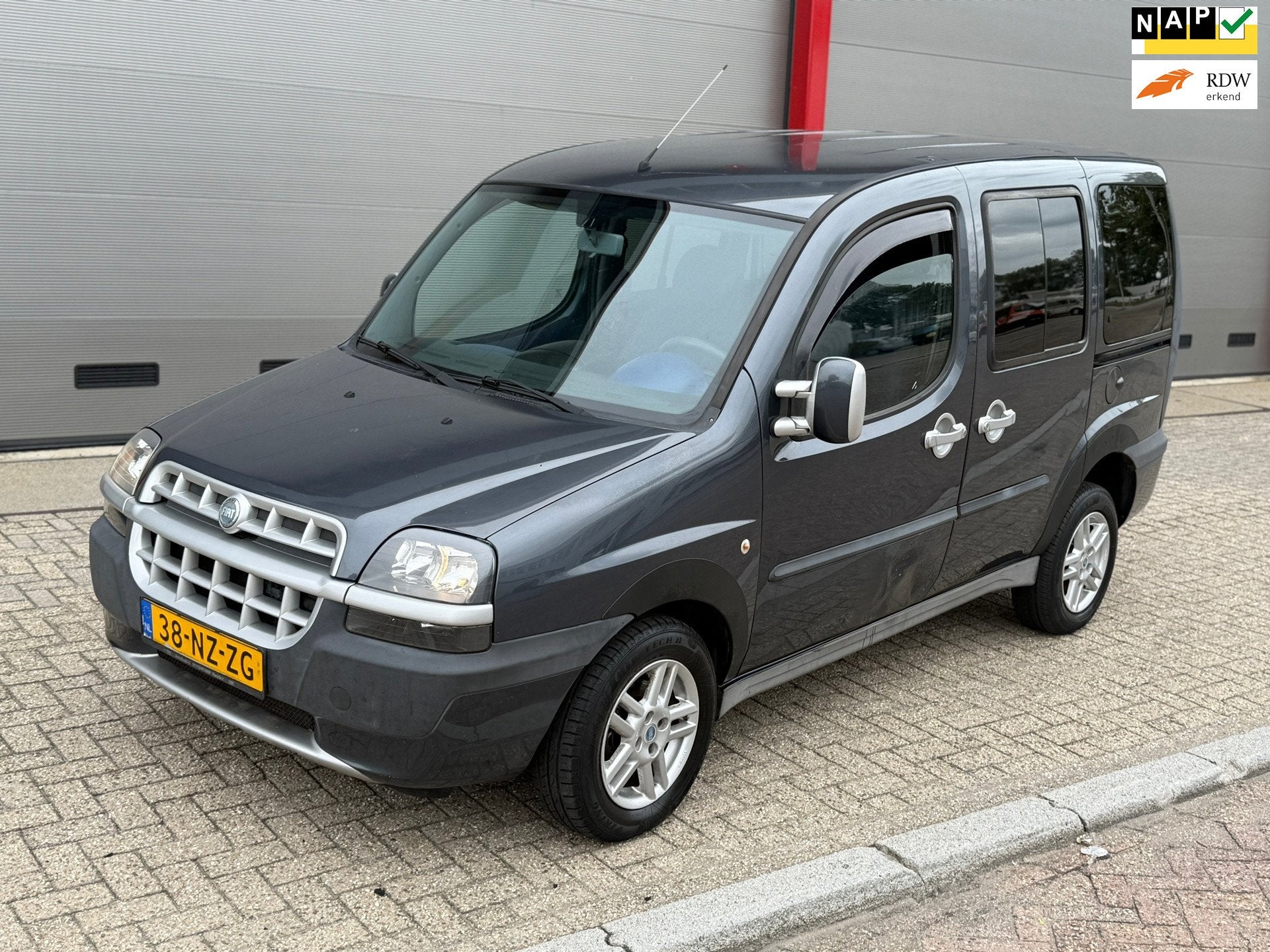 Fiat Doblò 1.6-16V ELX | dubbelschuifdeur | airco | malibu, Auto's, Fiat, Voorwielaandrijving, 1596 cc, Gebruikt, Doblo
