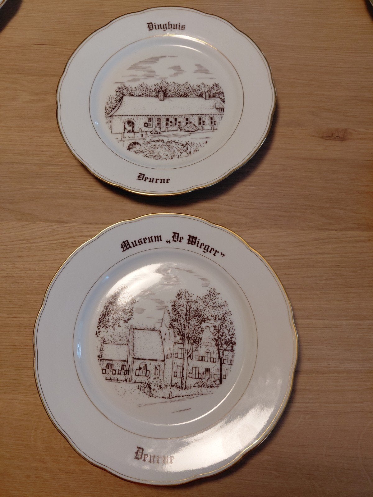 Magvam, 6 wandborden , DEURNE,de Wieger, Dinghuis,Kasteel, Ophalen