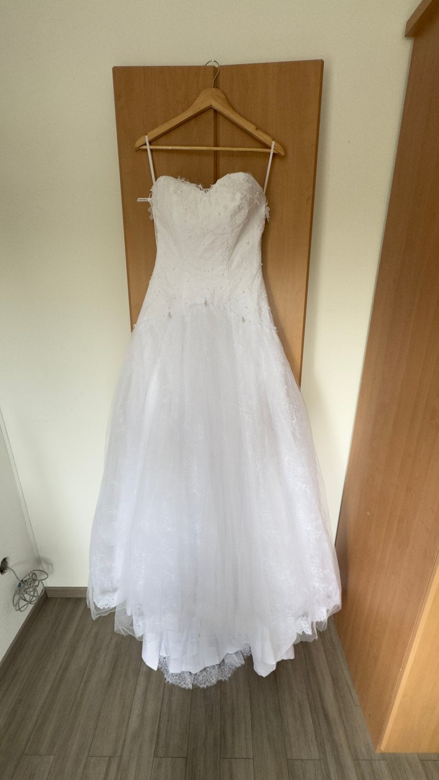 Sexy en glamoureuze trouwjurk, maat S/M, Kleding | Dames, Ophalen of Verzenden, Nieuw, Wit, Trouwjurk