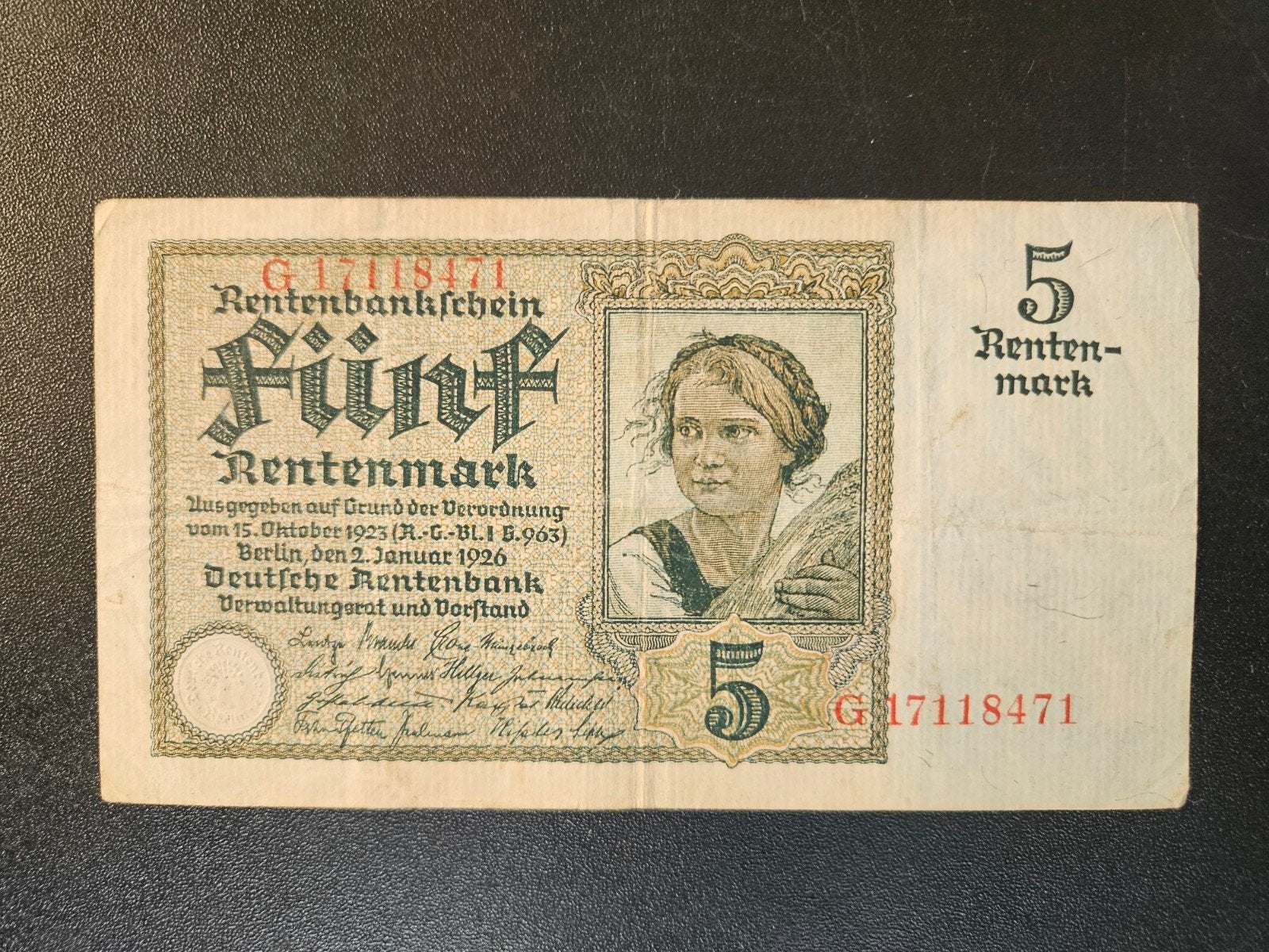 Duitsland pick 169 1926, Verzenden, Duitsland, Los biljet