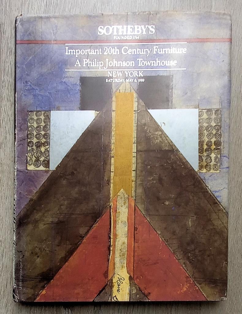 Important 20th Century Furniture 1989 Sotheby's New York, Boeken, Ophalen of Verzenden, Zo goed als nieuw, Overige onderwerpen