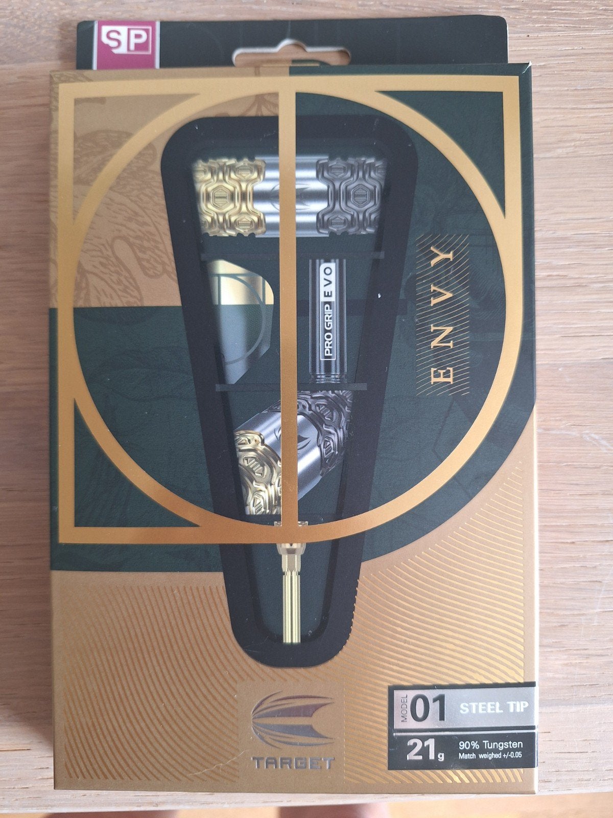 Target Envy Darts Steel Tip 21g - 90% Tungsten, Sport en Fitness, Darts, Ophalen of Verzenden, Pijlen