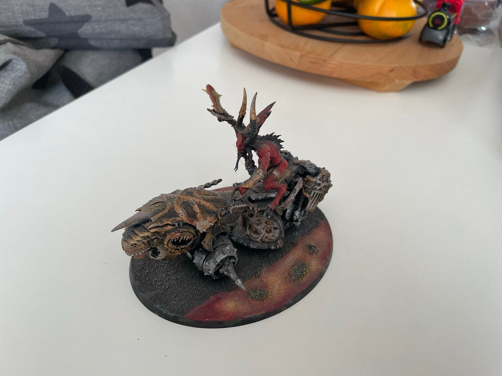 Warhammer 40K/AOS Herald of Khorne., Hobby en Vrije tijd, Wargaming, Gebruikt, Figuurtje(s), Warhammer, Ophalen of Verzenden