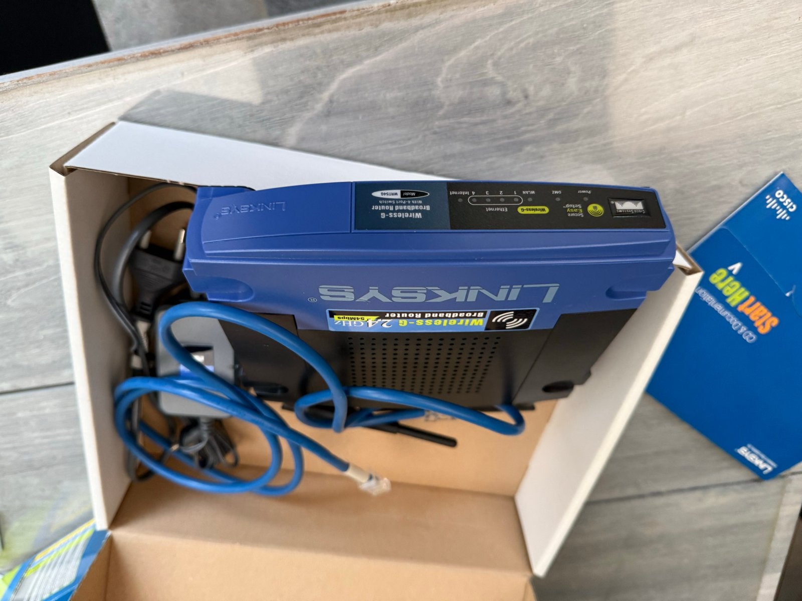 Linksys Wireless-G Breedband Router, Computers en Software, Routers en Modems, Ophalen, Gebruikt, Router