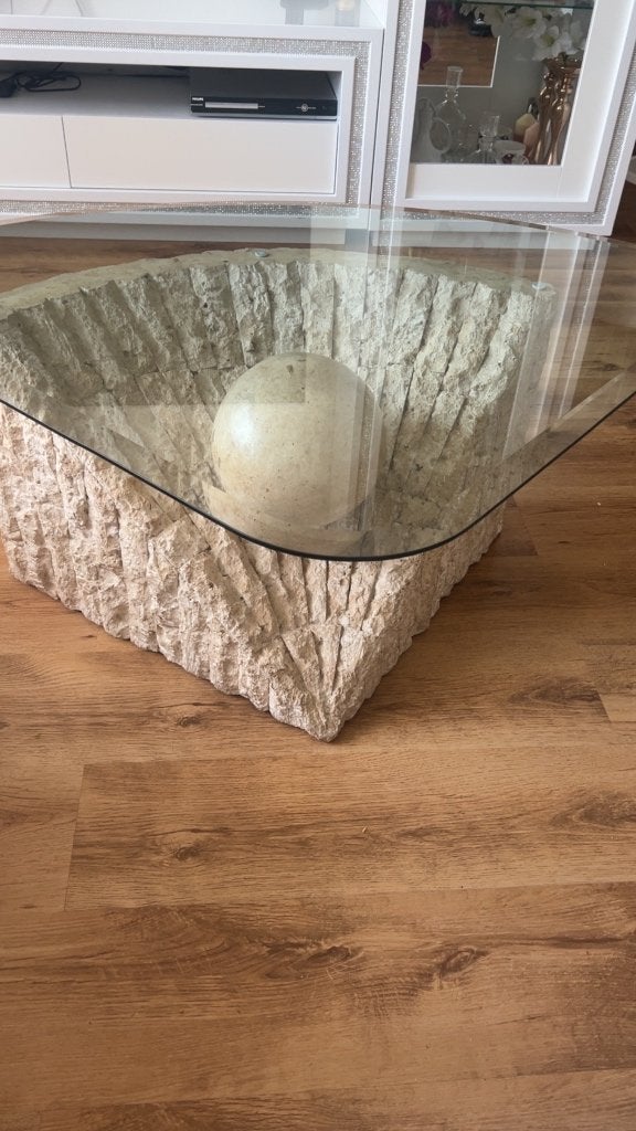 Tafel, 100 tot 150 cm, Glazentafel, Ophalen of Verzenden, Zo goed als nieuw