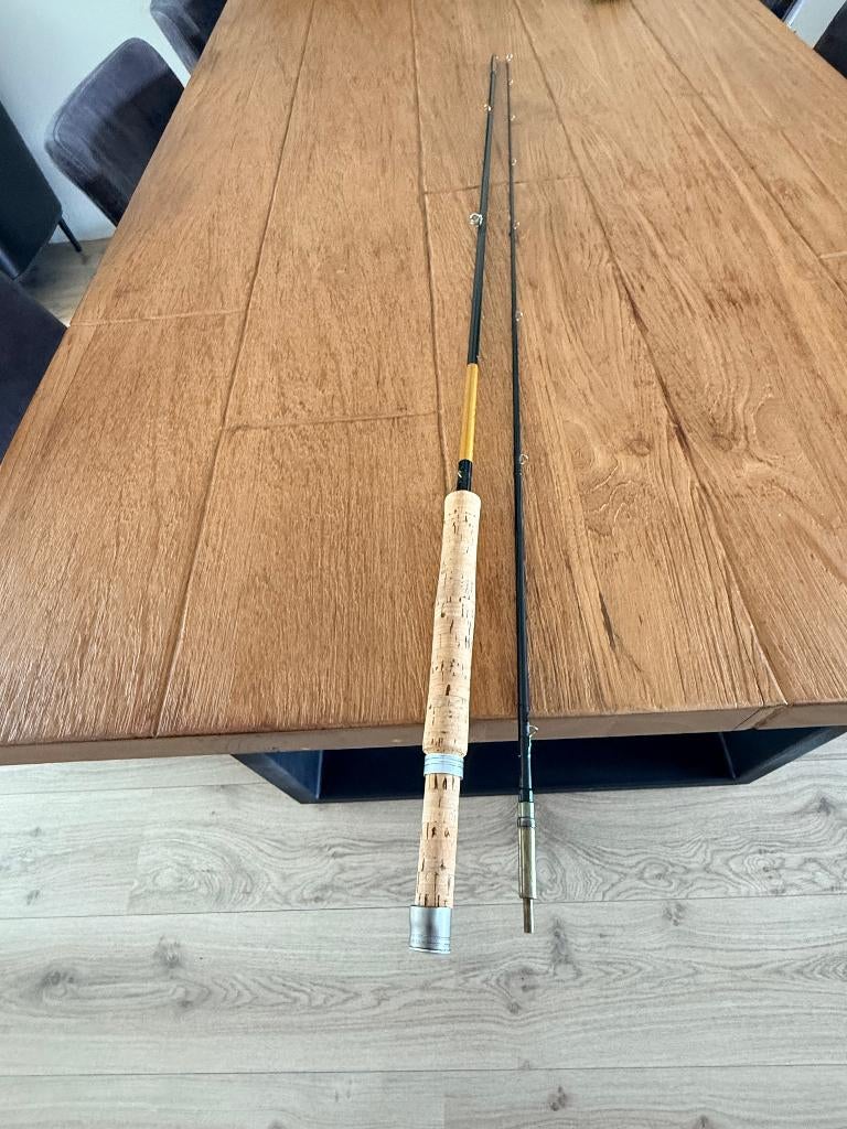 Jan Schreiner Fair Play hengel – Handmade – 228 cm –, Ophalen, Zo goed als nieuw, Werphengel