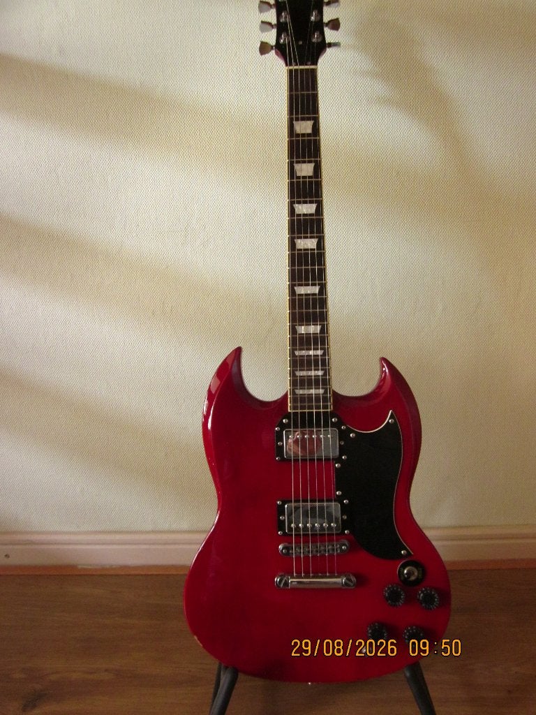 Jim Harley sg gitaar, Muziek en Instrumenten, Ophalen, Gebruikt, Solid body, Overige merken