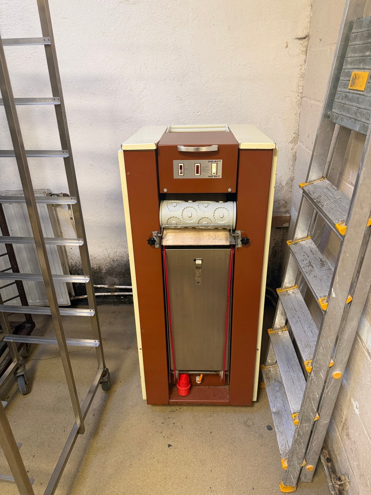 Koekjes uitrolmachine, Ophalen, Gebruikt