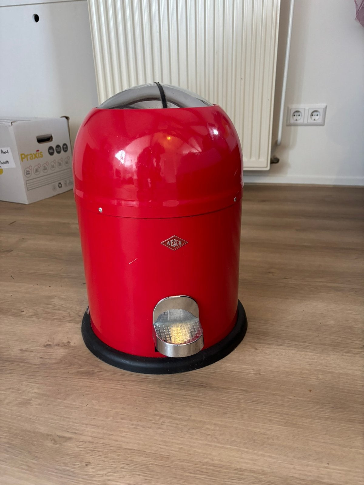 Wesco mini master, Ophalen, Met pedaal, Zo goed als nieuw, Minder dan 10 liter