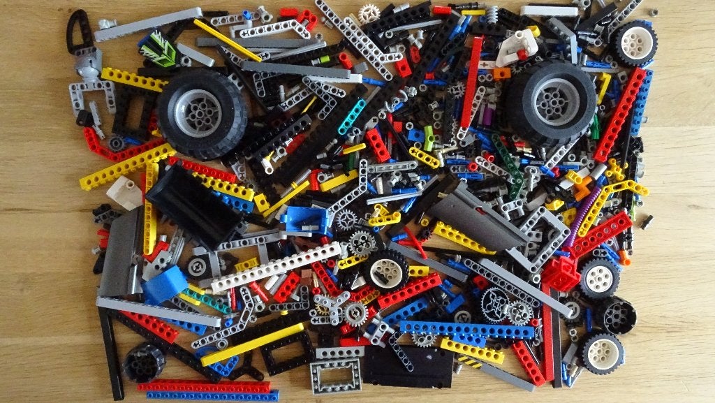 Lego Technic partij ca. 900 stuks (P11), Gebruikt, Lego, Ophalen of Verzenden, Technic