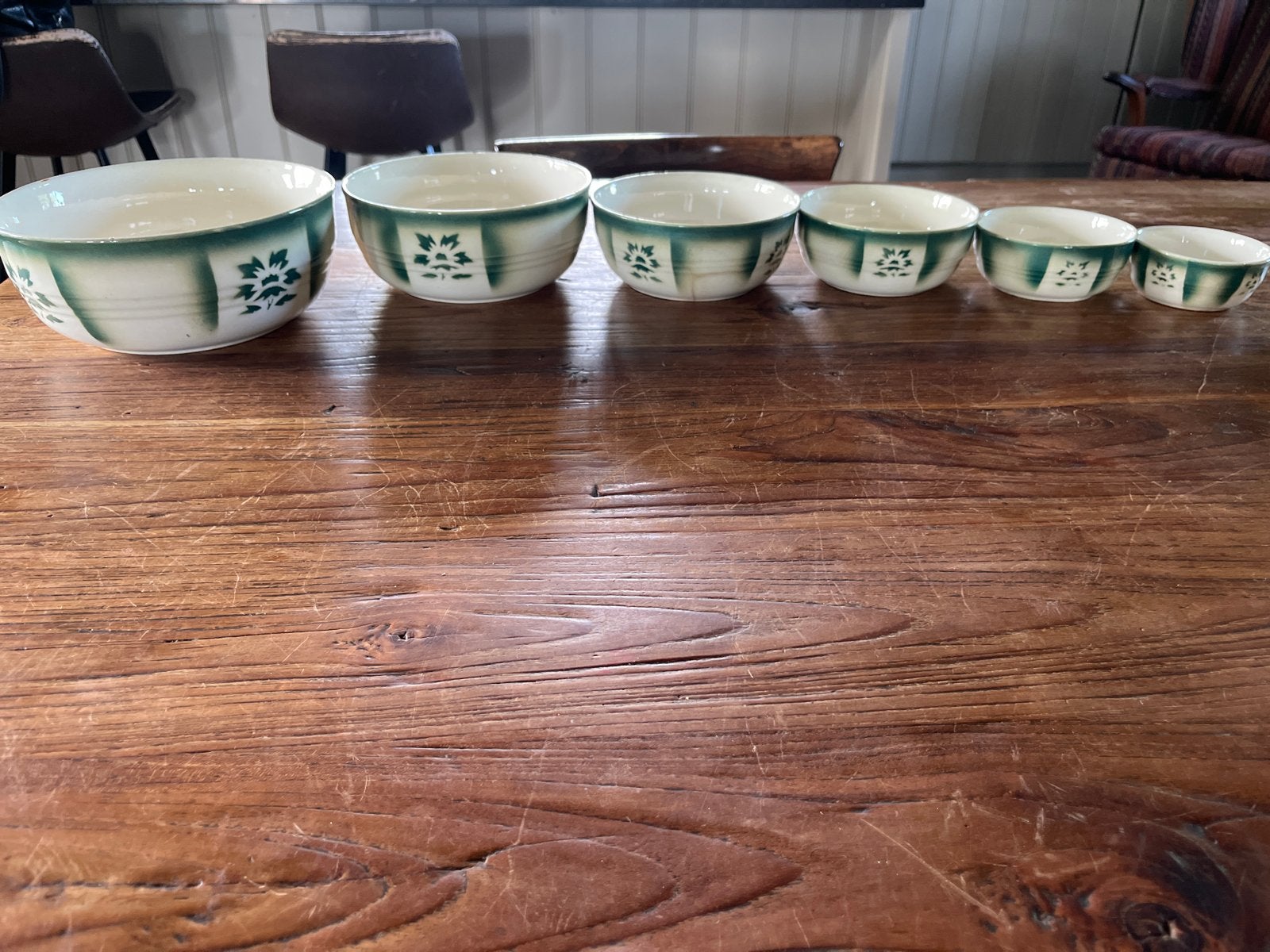 Set van 6 vintage Nestschalen - Dagmar Urbach, Tsjechoslowak, Ophalen of Verzenden