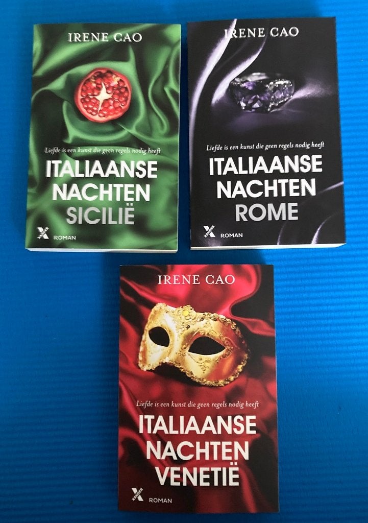 Italiaanse nachten drie titels prijs is incl. verzenden, Verzenden, Zo goed als nieuw, Irene Caro, Europa overig