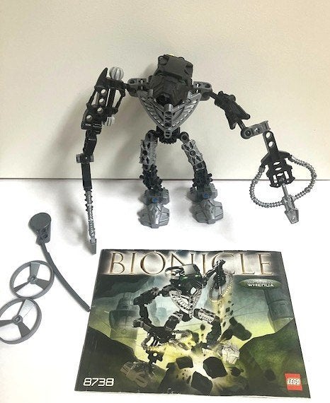 Lego Bionicle 8738 Toa Whenua Hordika, Bionicle, Lego, Compleet, Ophalen of Verzenden