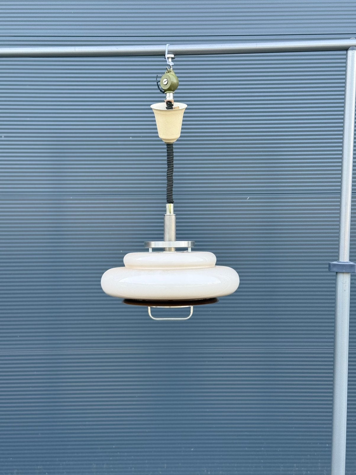 Vintage Dutch Design, pendant lamp, Dijkstra, Huis en Inrichting, Ophalen, Zo goed als nieuw, Metaal