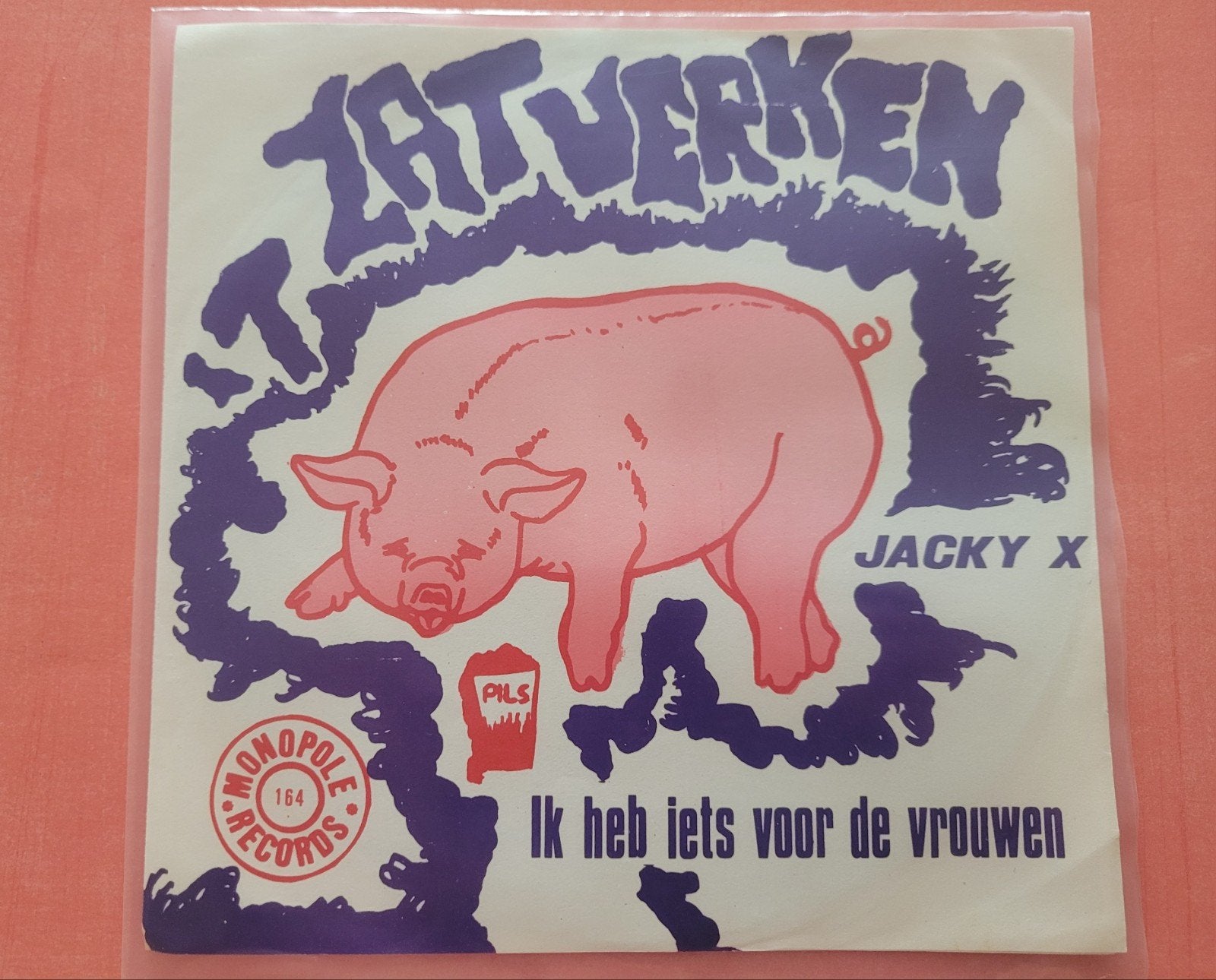 Jacky X en de Montana's - 't zat verken., Cd's en Dvd's, Vinyl | Nederlandstalig, Ophalen, Zo goed als nieuw, Overige formaten