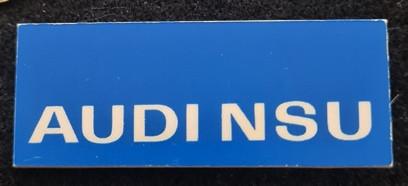 Audi NSU broche, Verzenden, Nieuw, Transport, Speldje of Pin