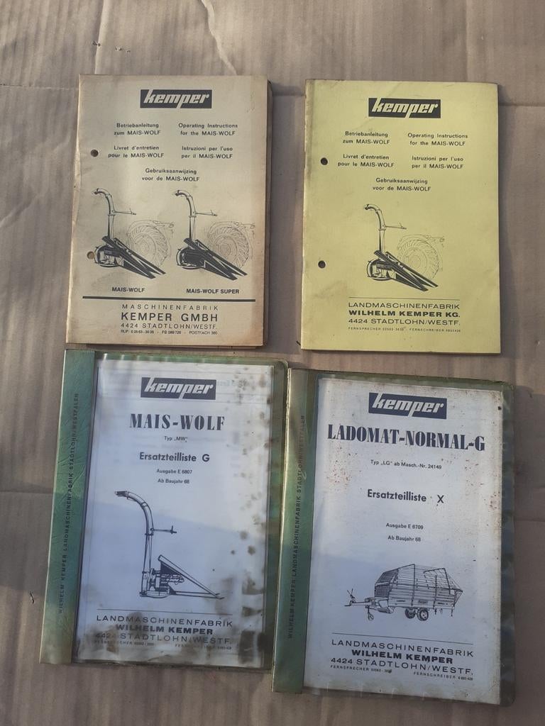 Kemper onderdelen boek handleiding, Ophalen of Verzenden