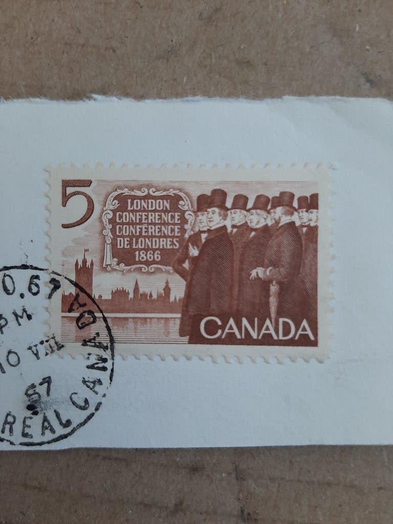 1966 Canada London Conference, Verzenden, Gestempeld, Noord-Amerika