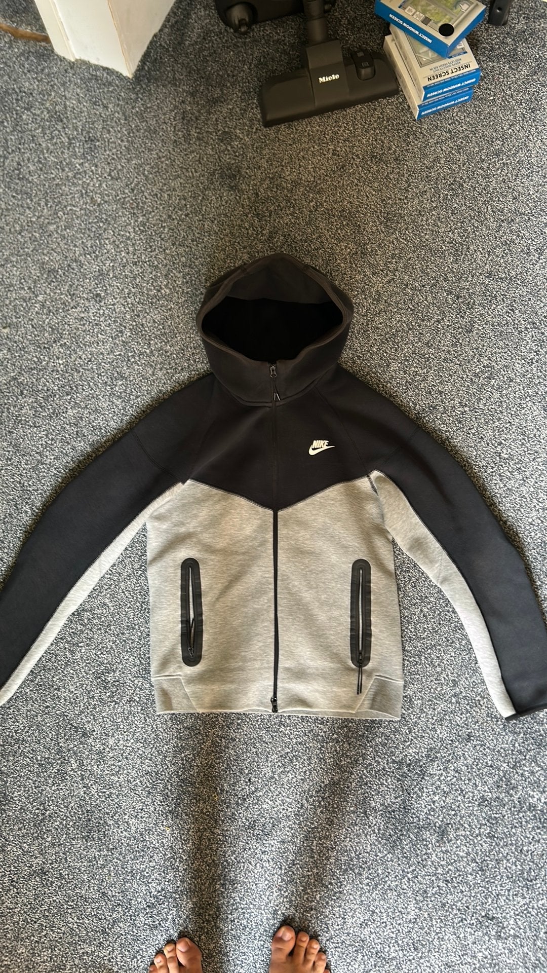 Nike Tech maat S, Ophalen of Verzenden, Zo goed als nieuw, Grijs