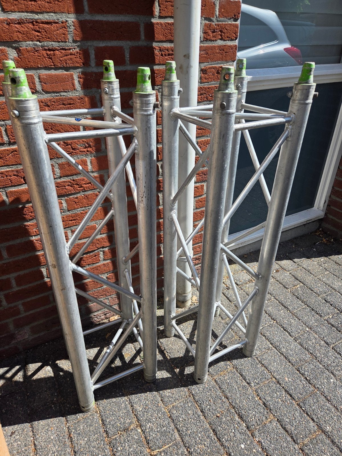 2x Truss systeem  30X30 1 meter aluminium, Ophalen, Overige typen, 5 meter of hoger