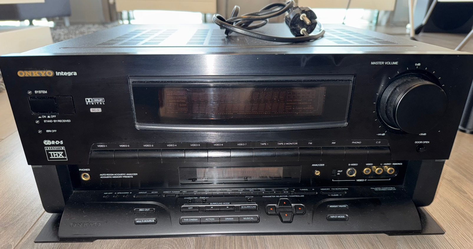 Onkyo Integra AV Receiver - THX, Dolby Digital, Ophalen, 120 watt of meer, Onkyo, Gebruikt