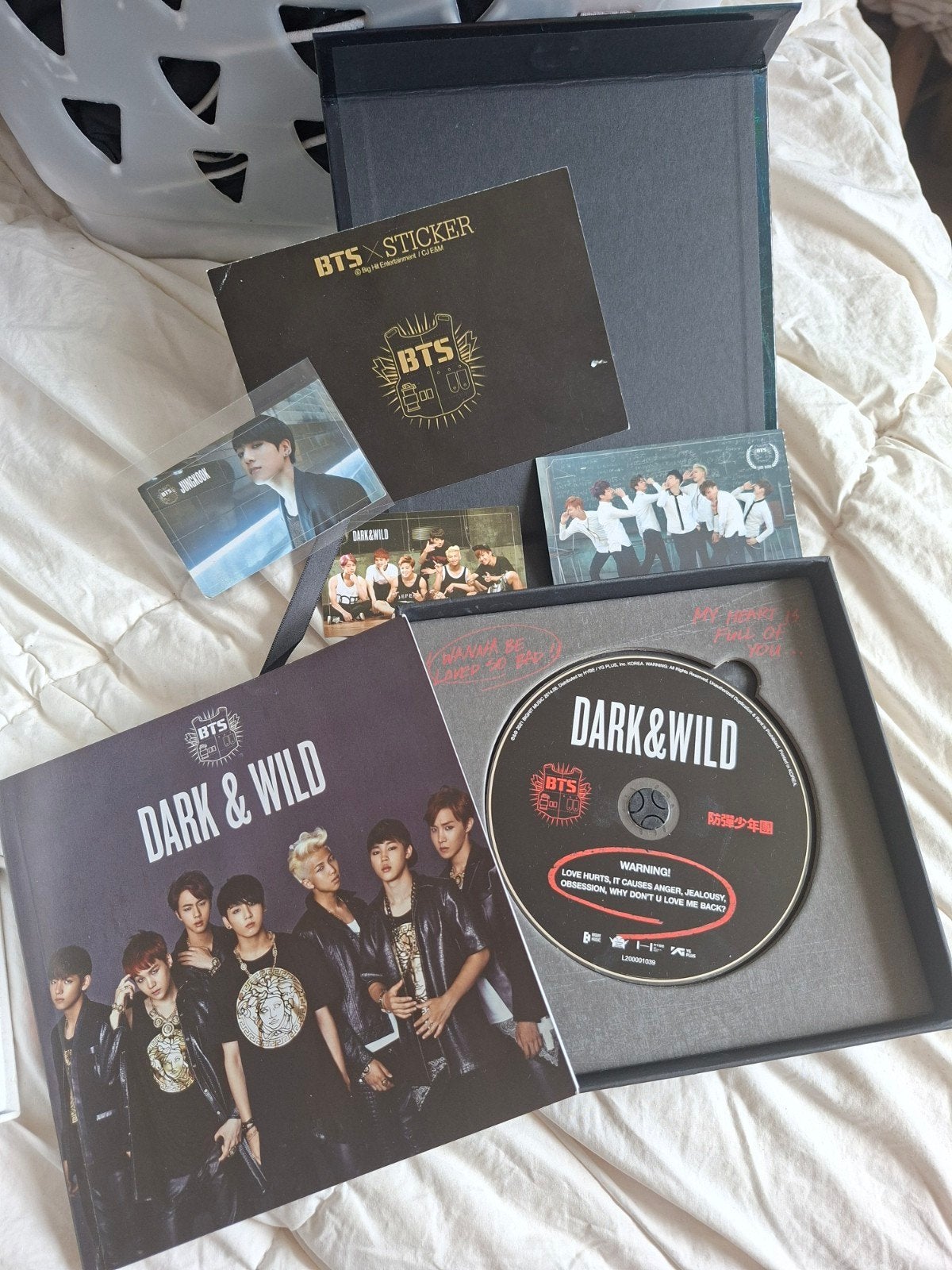 BTS Dark & Wild Album Boxset - K-Pop CD met Fotokaarten, Ophalen of Verzenden, 2010 - 2019, Zo goed als nieuw, Boxset