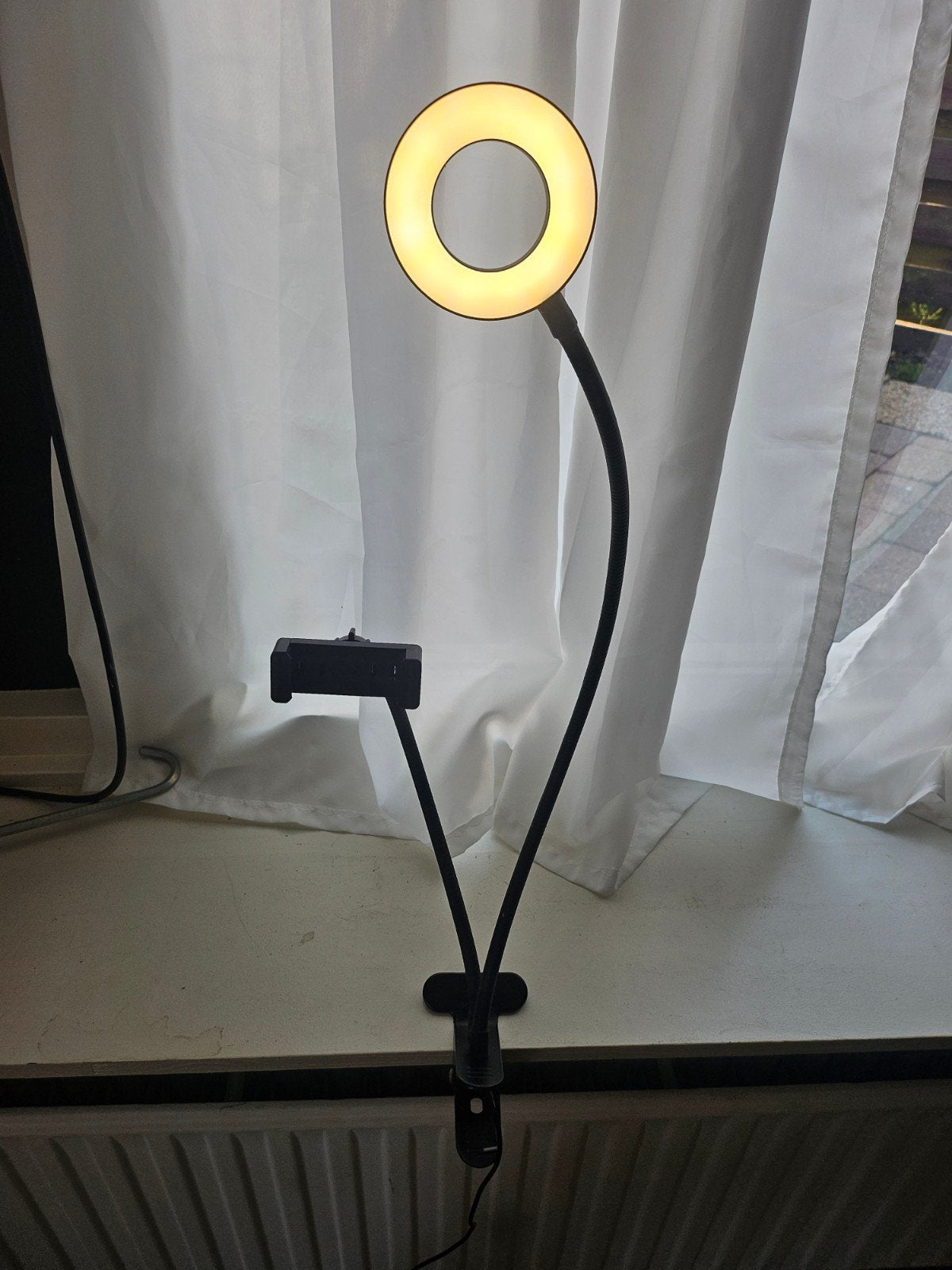 Selfie Ringlicht met Telefoonhouder en Klem, Ophalen of Verzenden
