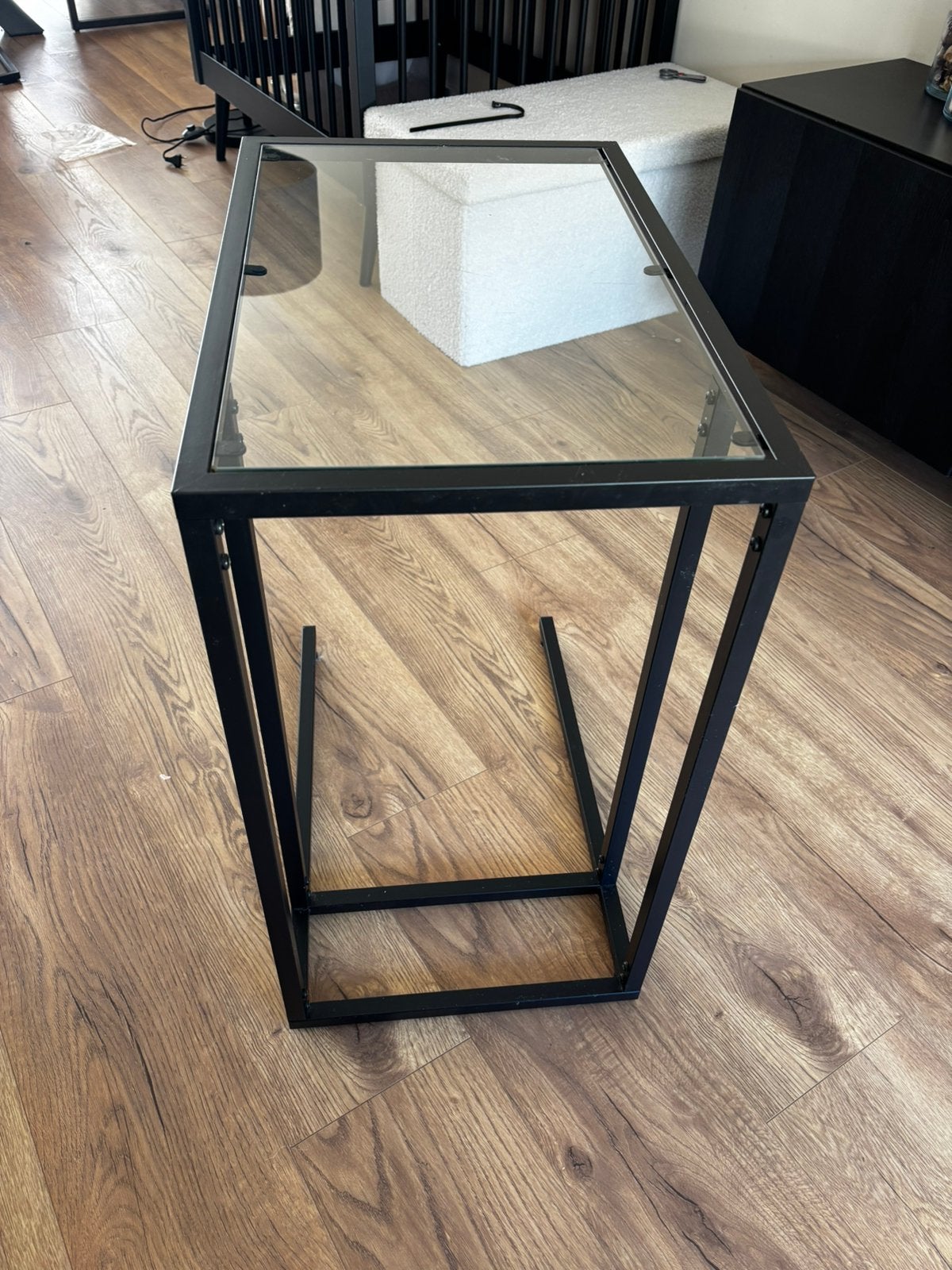 Bijzet tafel ikea, Huis en Inrichting, Tafels | Sidetables, Ophalen, 50 tot 100 cm, Rond, Zo goed als nieuw