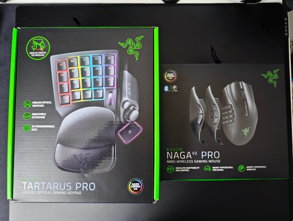 Razer Tartarus Pro & Naga V2 Pro Gaming Set, Ophalen of Verzenden, Razer, Multimediatoetsen, Bedraad