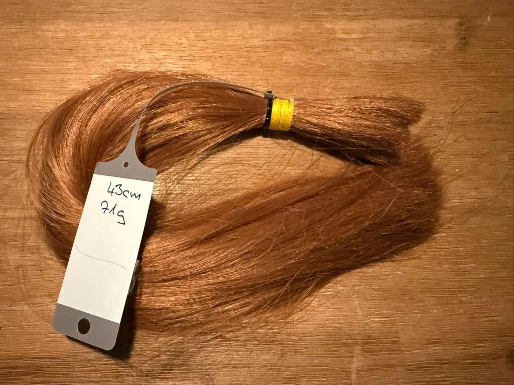 Echt menselijk haar - losse paardenstaart, Ophalen of Verzenden, Zo goed als nieuw, Pruik of Haarverlenging