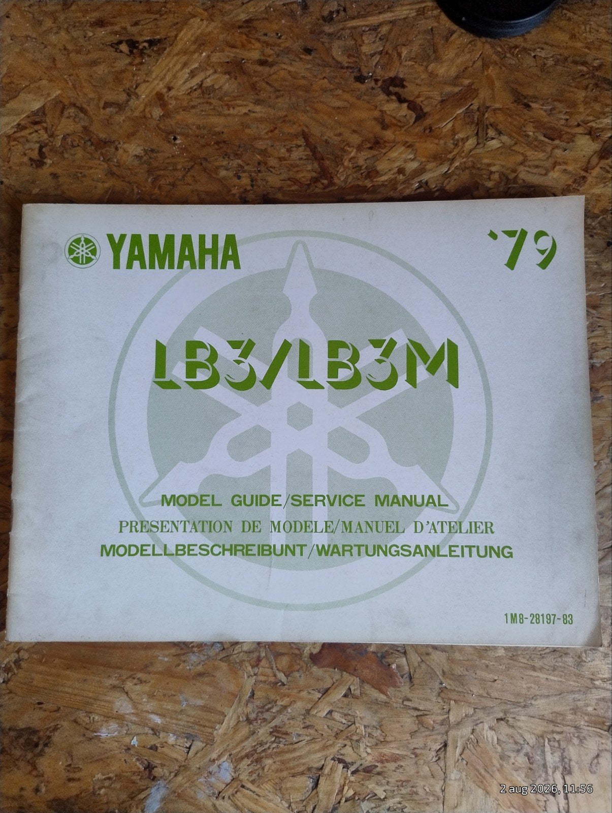 Yamaha LB3/LB3M Model Gids/Servicehandleiding '79, Verzenden, Yamaha