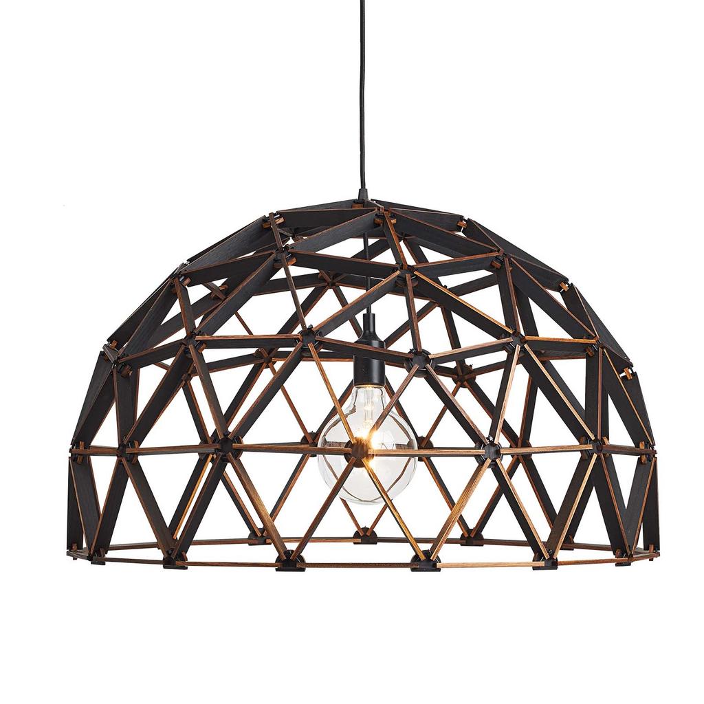 Binthout Hanglamp 75cm, Huis en Inrichting, Lampen | Hanglampen, Ophalen, Zo goed als nieuw, Hout, 50 tot 75 cm