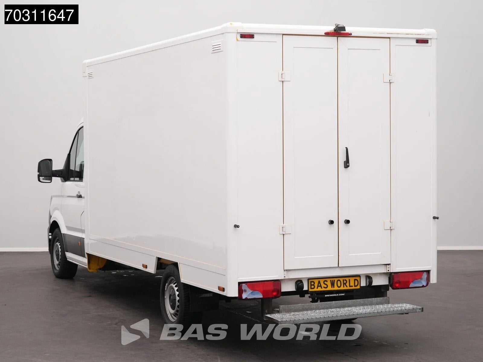 MAN TGE 3.100 433cm Bakwagen Achterdeuren Zijdeur Camera Eur, Auto's, Start-stop-systeem, Stof, Gebruikt, Euro 6