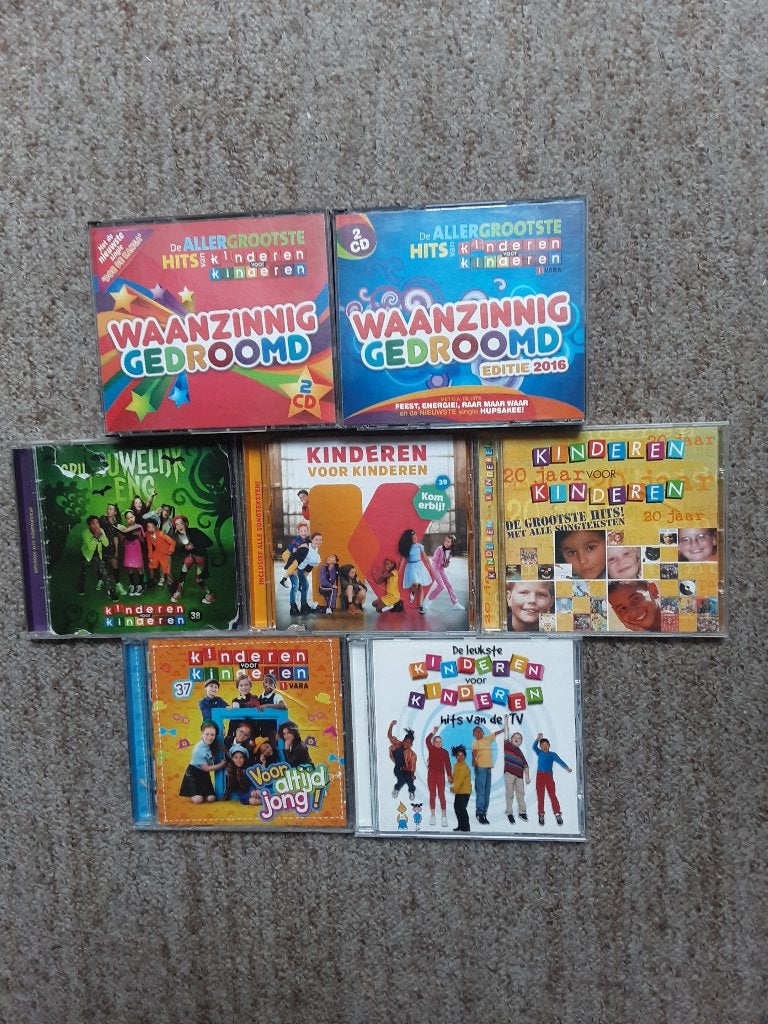 CD's Kinderen voor Kinderen 2 dubbel en 6 enkel CD's, Cd's en Dvd's, Ophalen of Verzenden, Gebruikt, Muziek