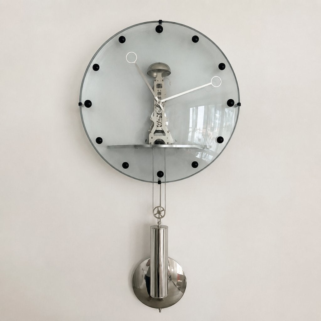 NeXtime Beauty 2590 Design Wandklok – Nieuwprijs €899, Ophalen, Wandklok, Analoog, Zo goed als nieuw