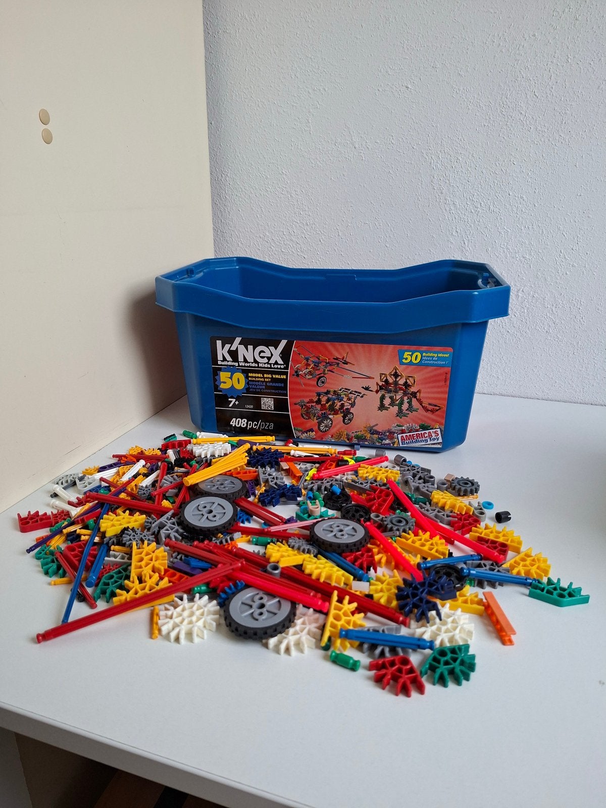 K'NEX 50-Model Big Value Tub (setnummer 12420) met extra, Ophalen of Verzenden, Zo goed als nieuw, K'nex