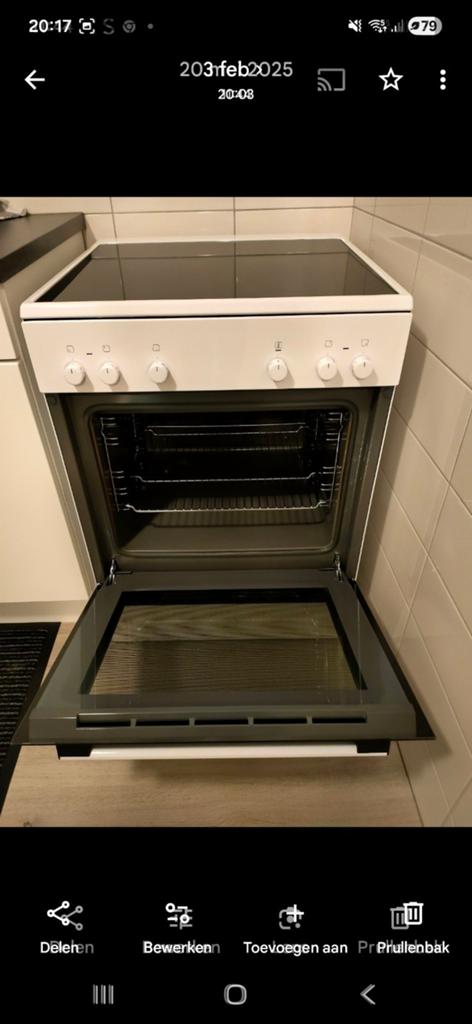 Fornuis Bosch, Witgoed en Apparatuur, Fornuizen, 85 tot 90 cm, Elektrisch, 4 kookzones, Ophalen of Verzenden