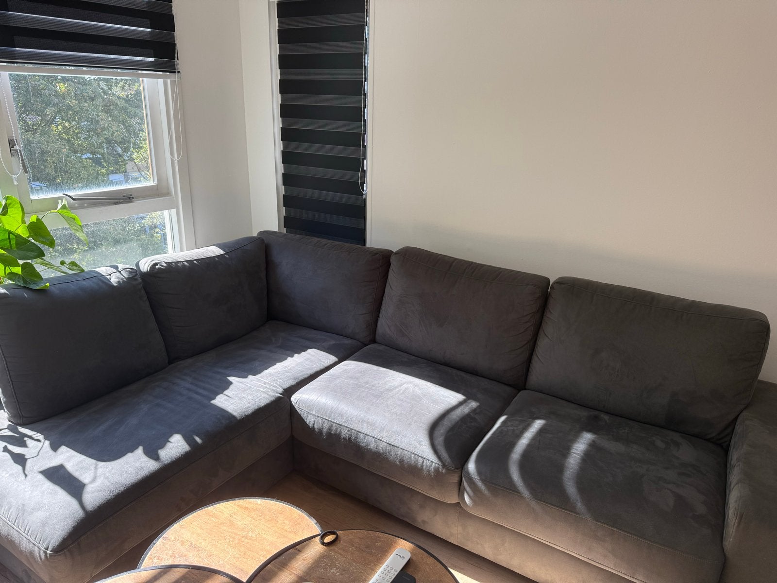 Comfortabele hoekbank - 2.85m x 1.65m - Zelf ophalen, Ophalen, 250 tot 300 cm, Gebruikt, Hoekbank