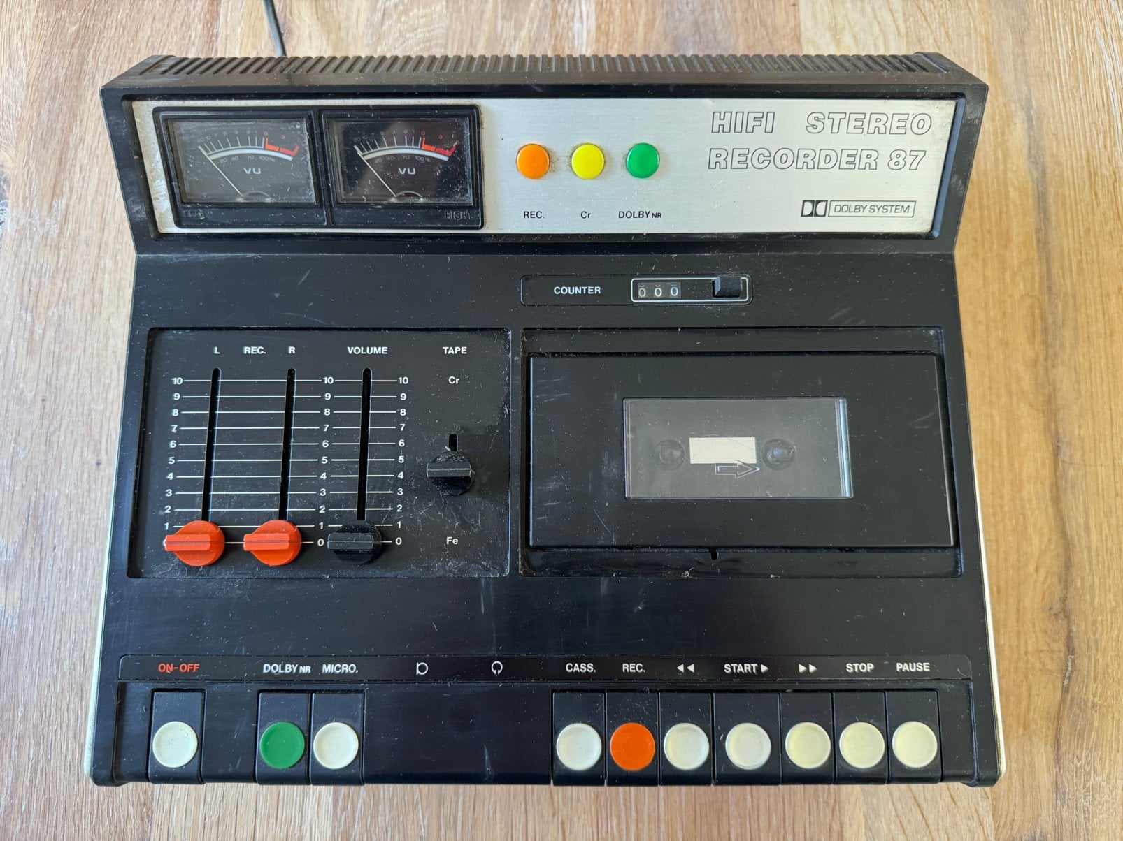 ITT Schaub-Lorenz HiFi Stereo Recorder 87, Ophalen, Enkel, Overige merken, Tape counter