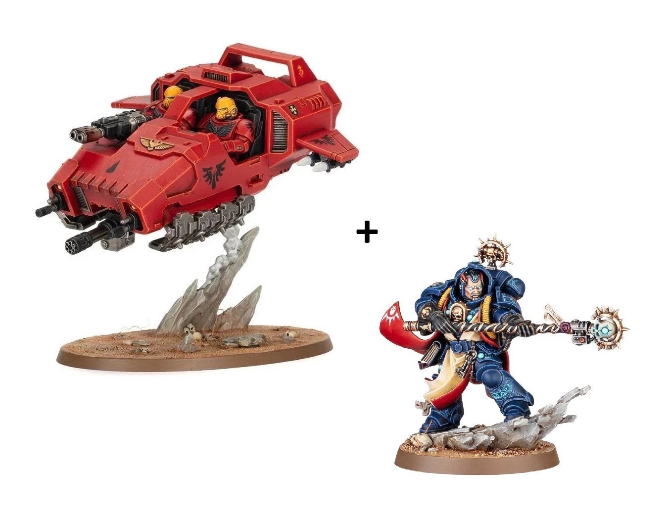 Warhammer 40k Land Speeder & Librarian, Ophalen of Verzenden, Zo goed als nieuw, Warhammer