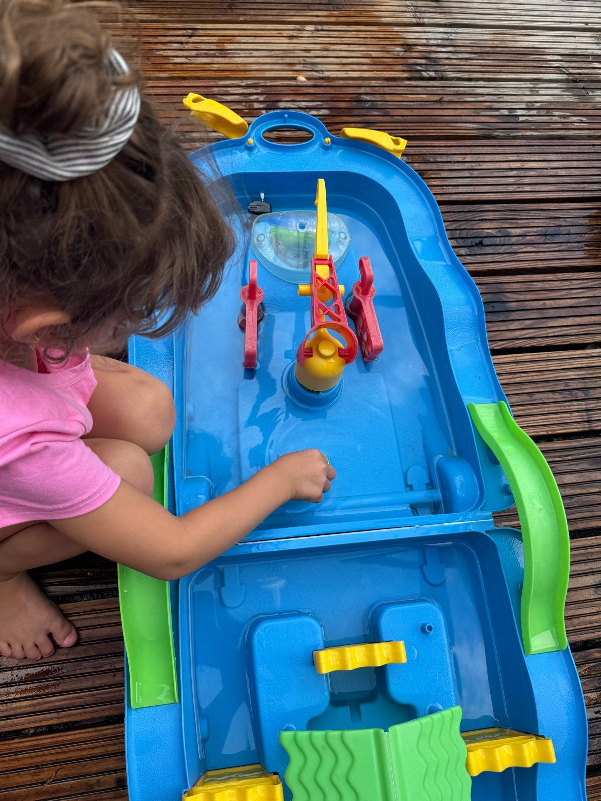 Aquaplay waterbaan met accessoires en wielen, Ophalen of Verzenden, Gebruikt