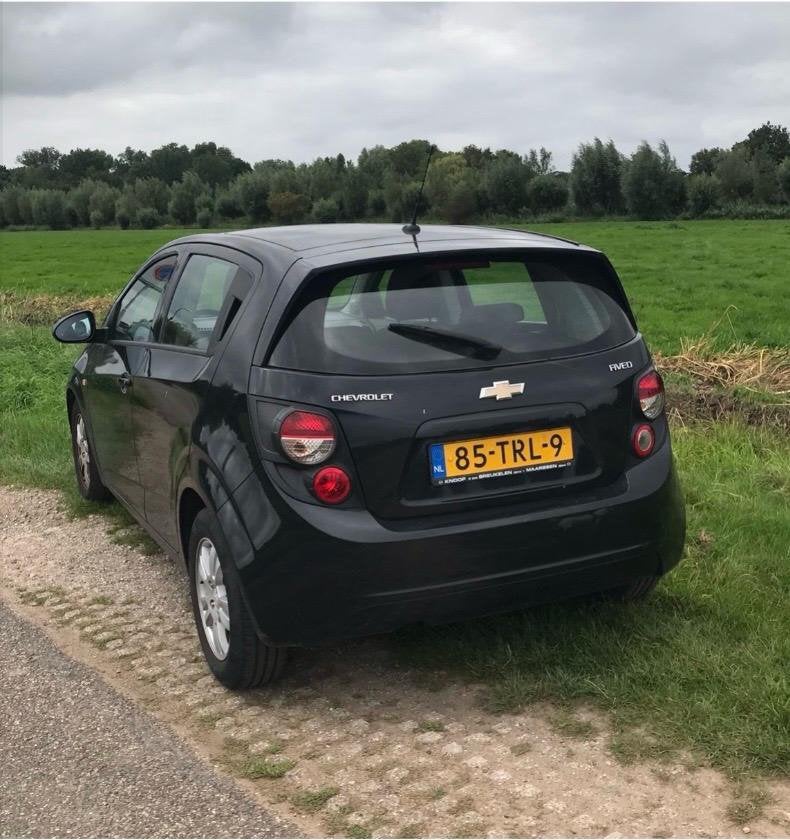 Chevrolet Aveo 1.2 5-DEURS 2012 Zwart, Voorwielaandrijving, 40 €/maand, Aveo, 4 cilinders