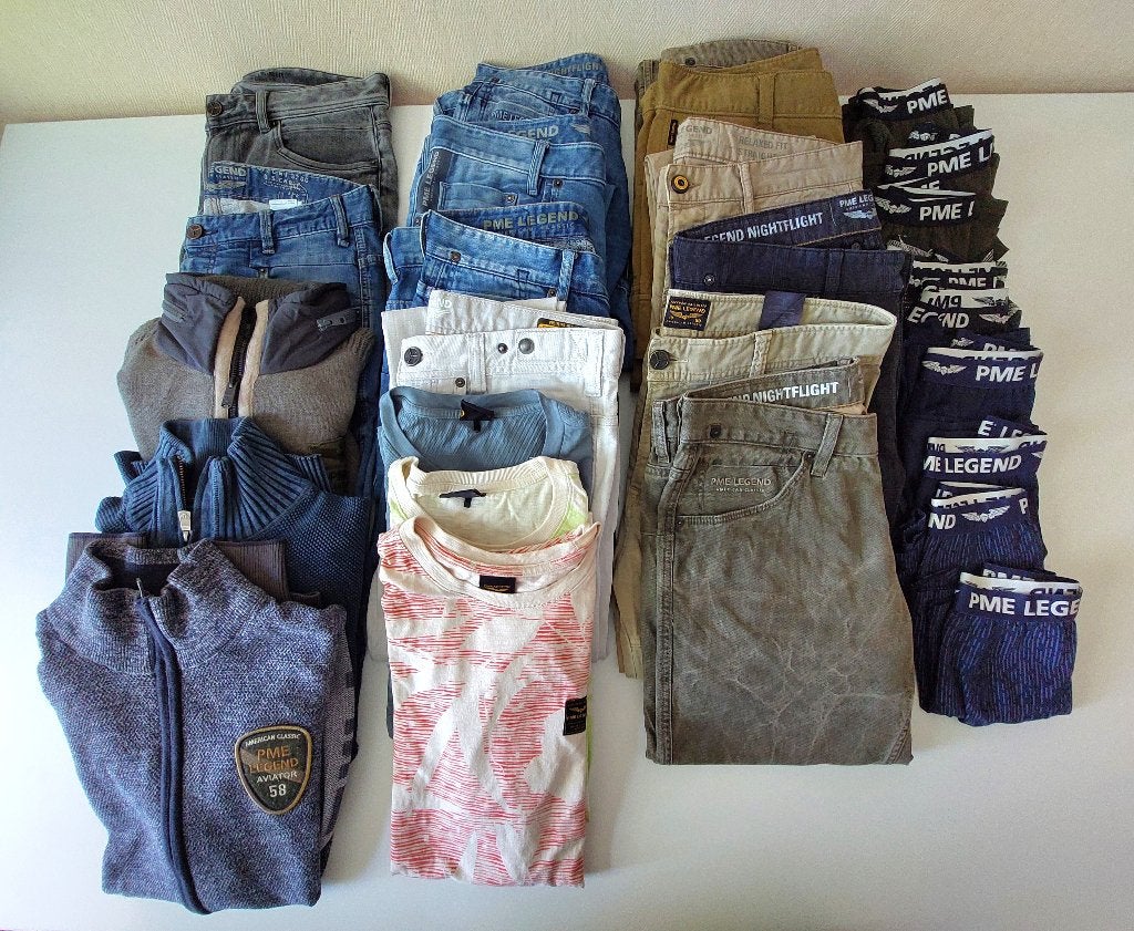 Grote hoeveelheid PME; (onder)broeken, vesten, t-shirts, Overige kleuren, Overige maten, Ophalen of Verzenden, Zo goed als nieuw