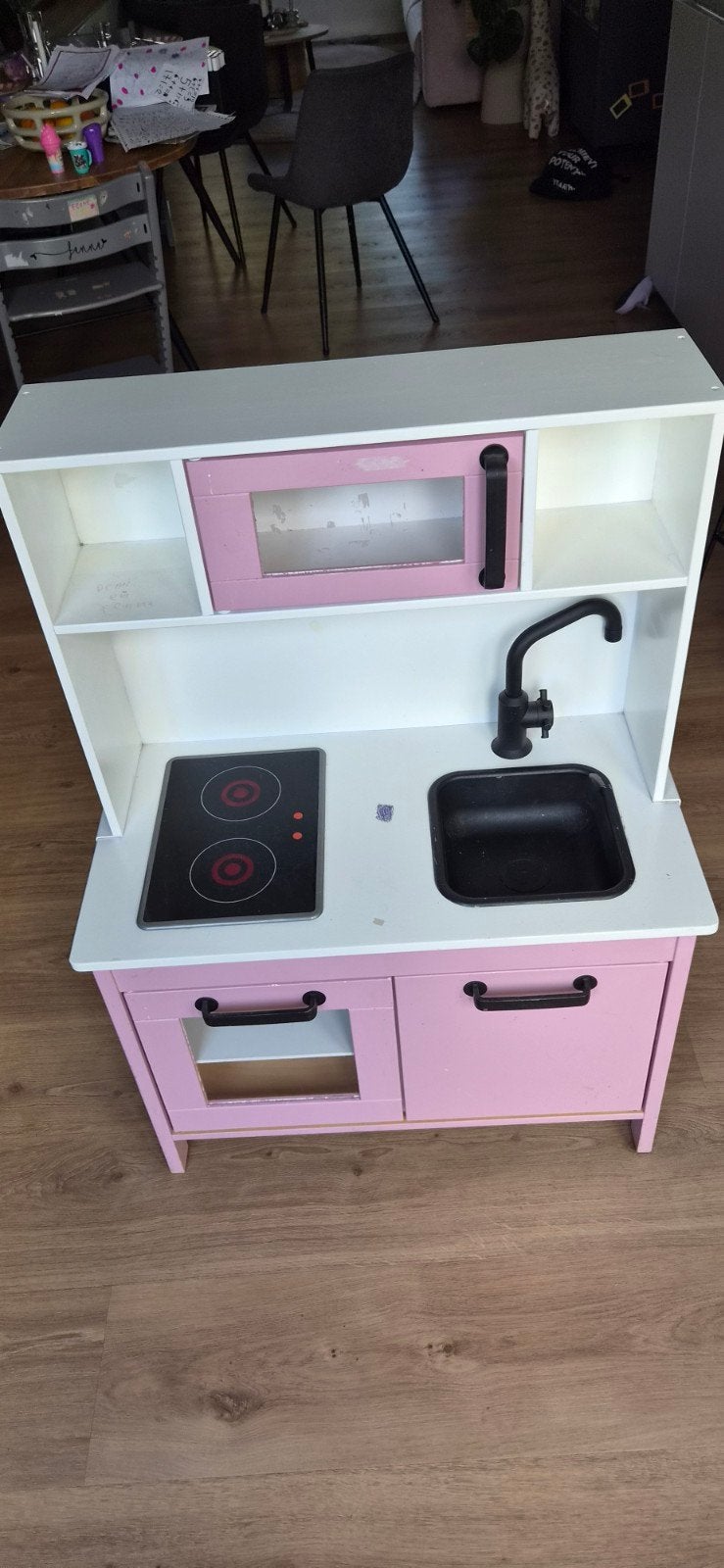 Ikea Speelkeuken - Roze en Wit, Ophalen, Gebruikt, Hout, Speelkeuken