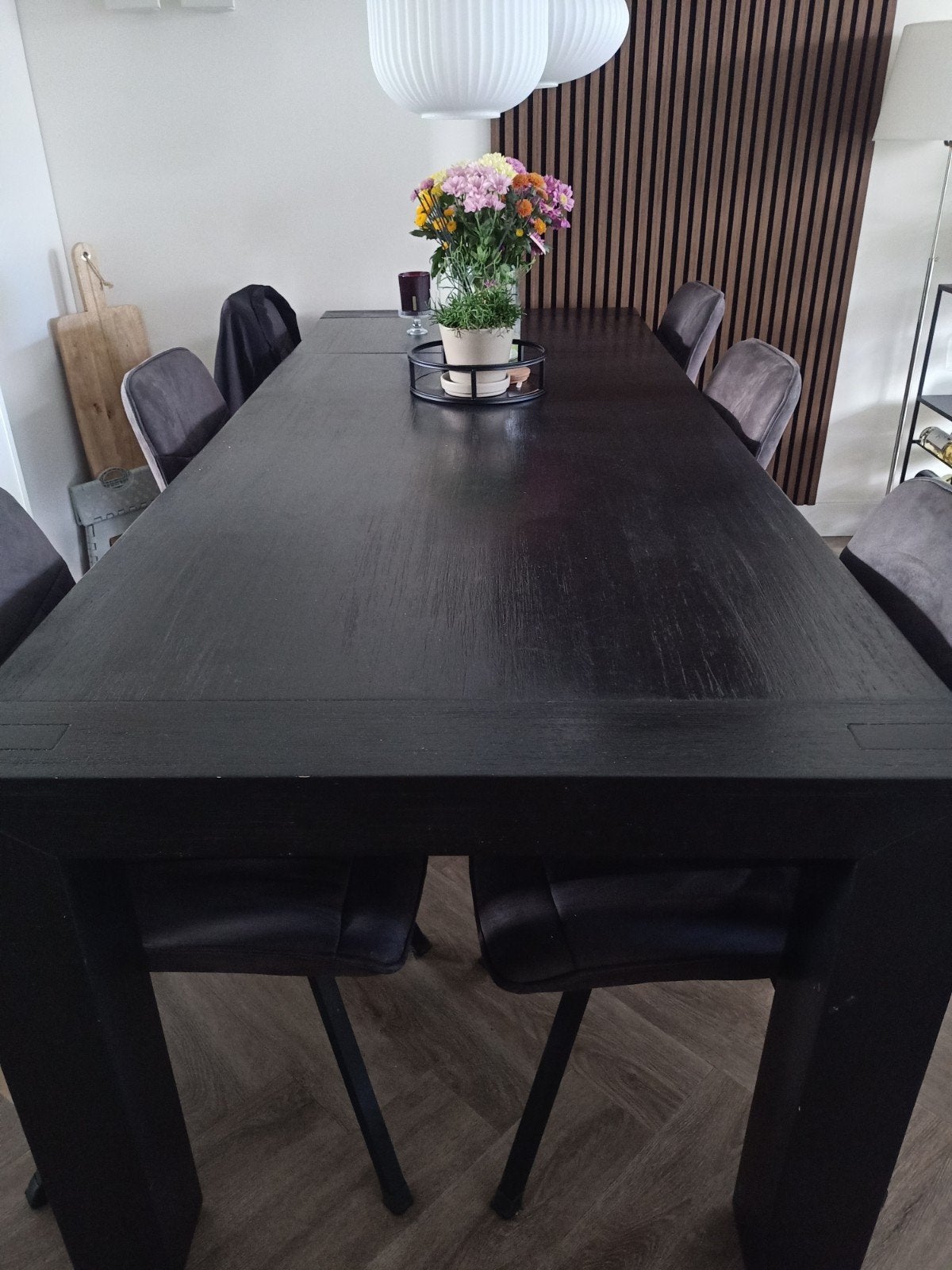 tafel, Ophalen, Gebruikt, Teakhout, 200 cm of meer