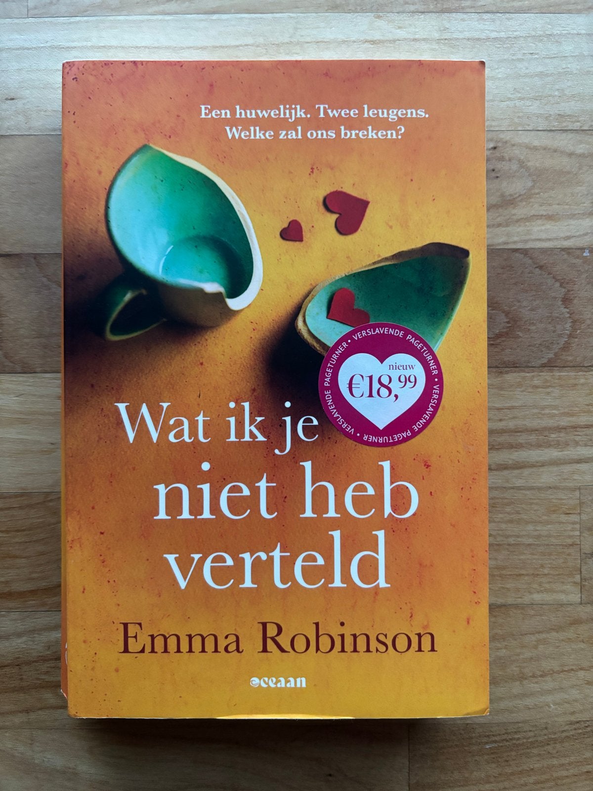 Wat ik je niet heb verteld - Emma Robinson, Ophalen of Verzenden, Gelezen, Nederland