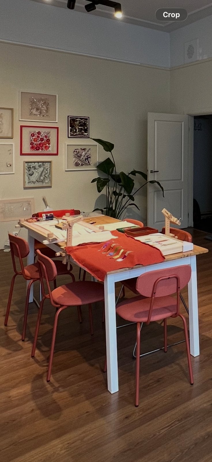 IKEA Solid Wood Dining Table – Seats 6, Ophalen, Zo goed als nieuw, 4 tot 6 stoelen