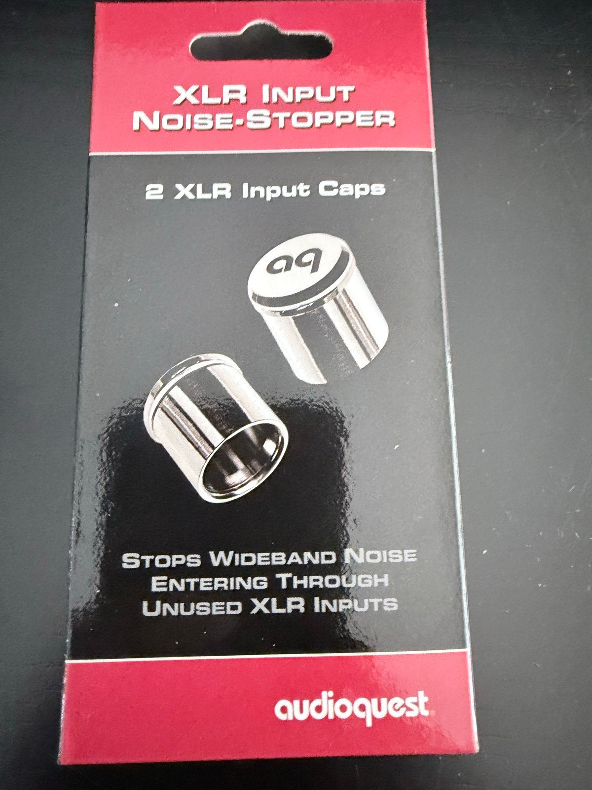 Audioquest XLR Input Noise-stopper (per 2 stuks), Info@audioquest.nl, Nieuw, Minder dan 2 meter, The Quest Group