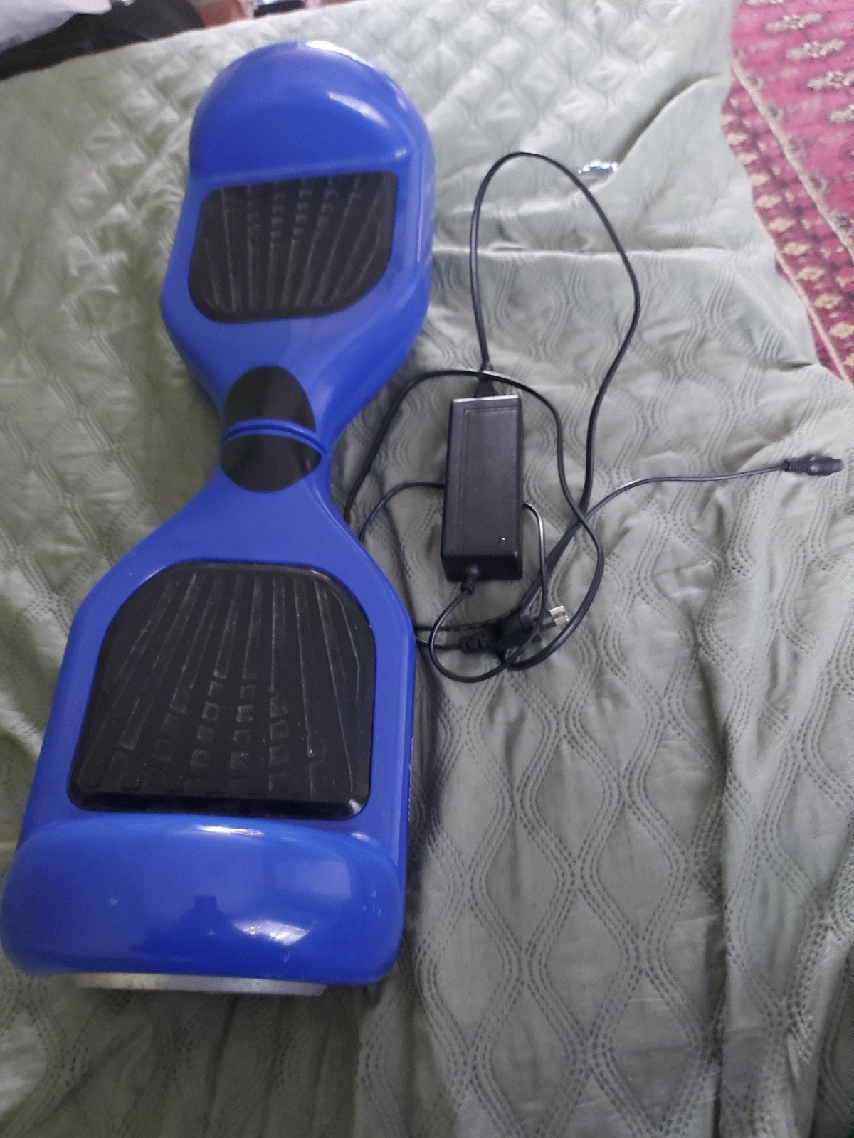 Blauwe hoverboard met oplader +31 686100087, Ophalen of Verzenden